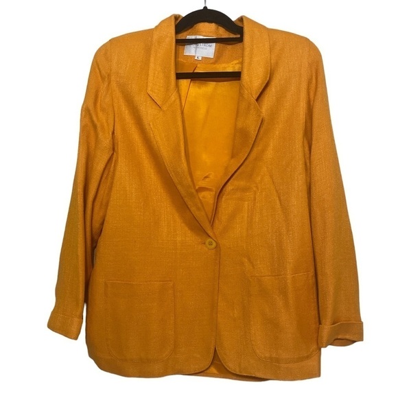 Nordstrom Petite Focus women blazer L oversized lagenlook event career Y2K party - Picture 9 of 9